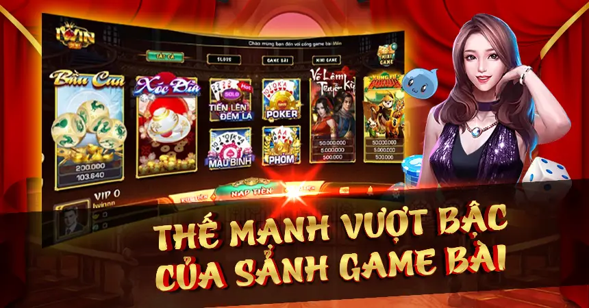 Thế mạnh vượt bậc của sảnh game bài